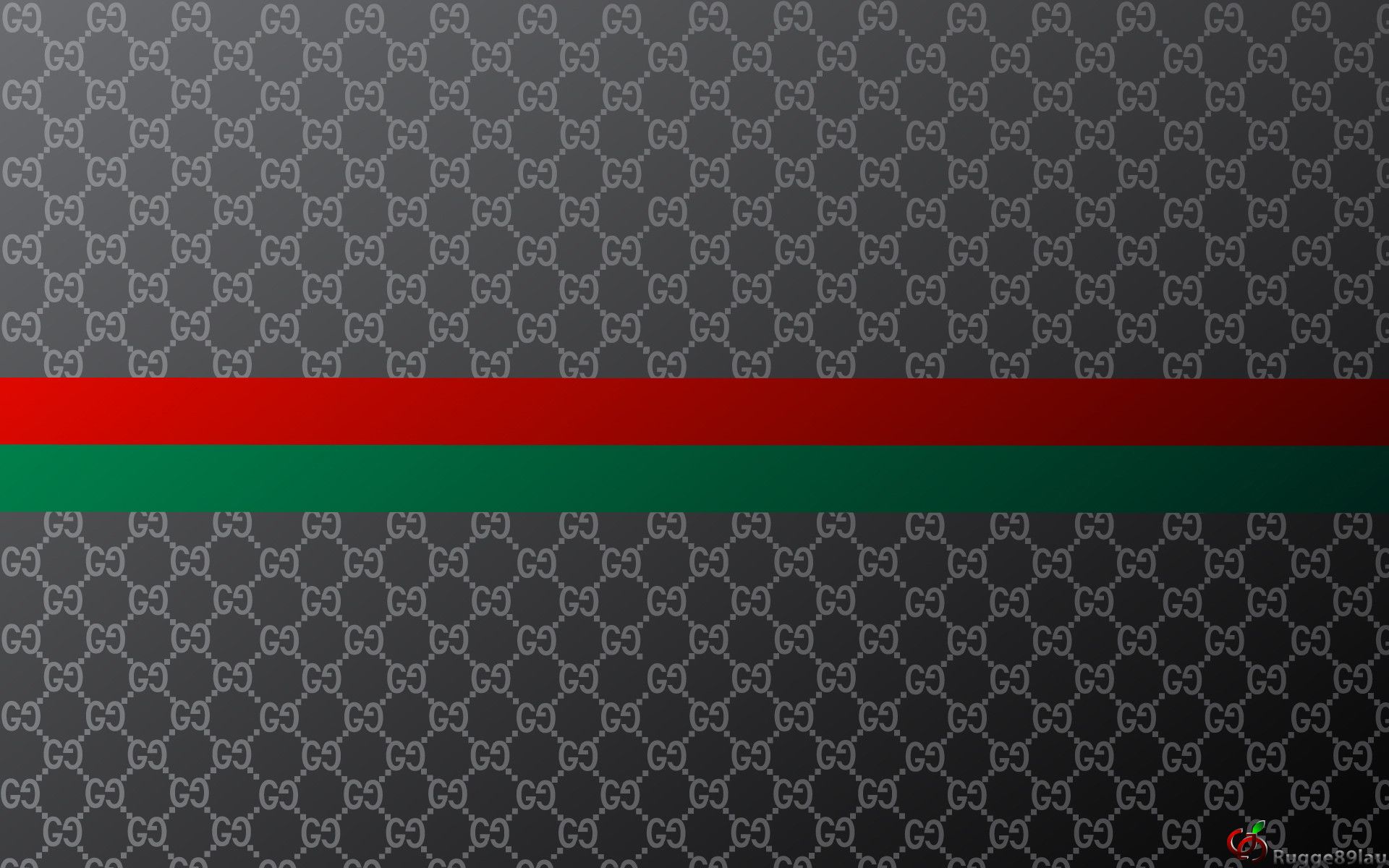 Logo Gucci pattern grigio, 1920x1200 Full HD+, Desktop