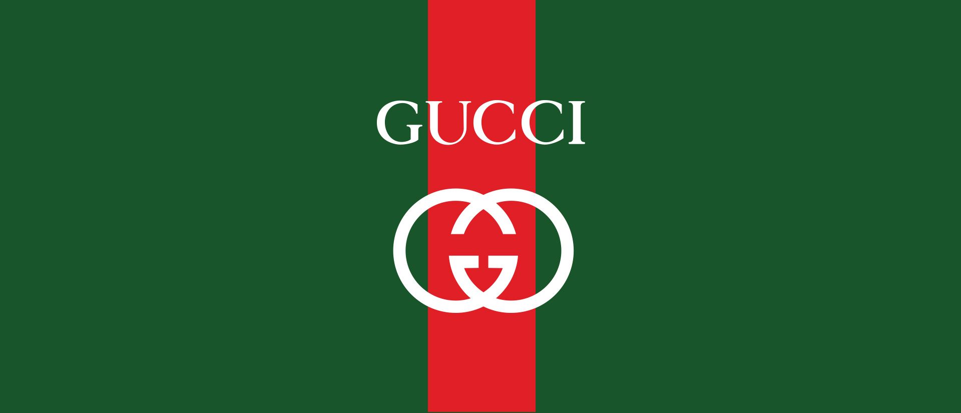 Logo Gucci verde rosso, 1920x825 21:9, Ultrawide