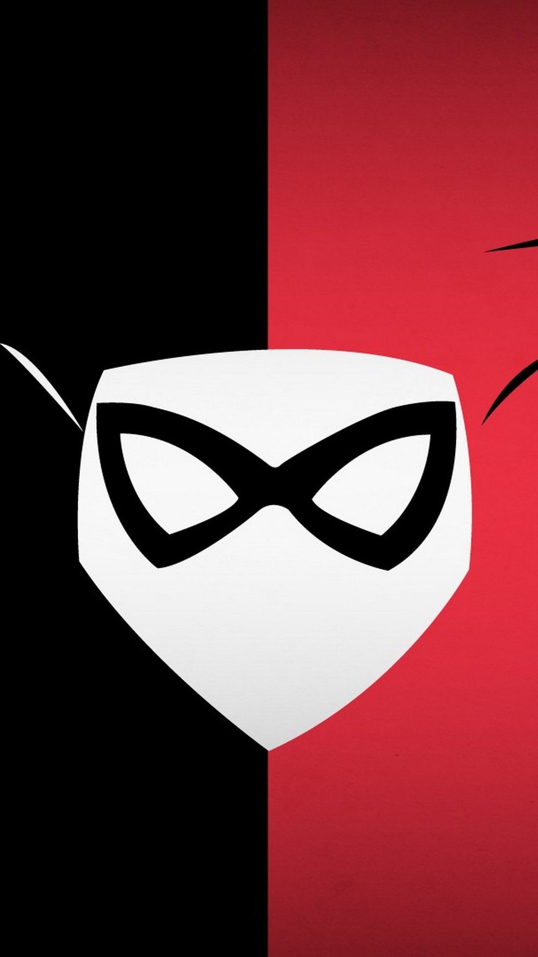 Logo Batman skyline nero, Gotham, 1080x1920 Full HD Verticale, Smartphone
