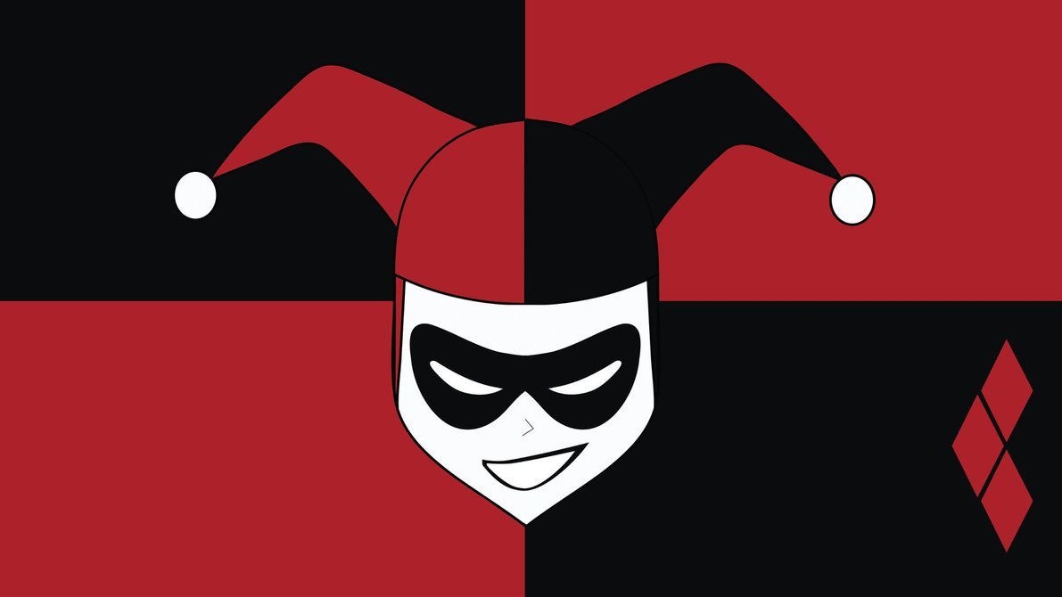 Harley Quinn minimalista DC Comics, 2800x1286 2K QHD, PC