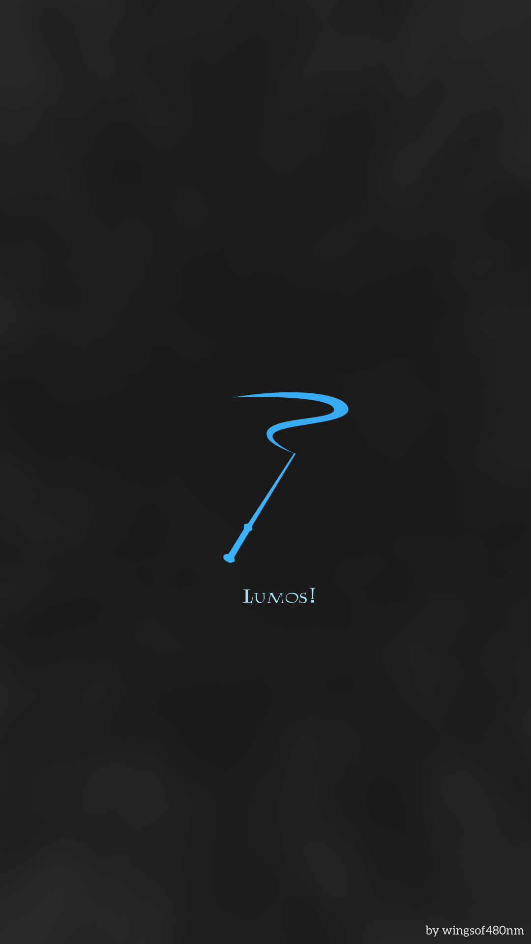 Bacchetta magica Lumos minimalista, 1080x1920 Full HD Verticale, iPhone