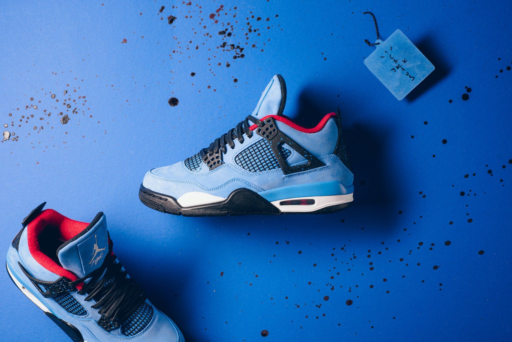 Air Jordan 4 Travis Scott blu, Jacques Webster, 2048x1367 alta risoluzione, PC