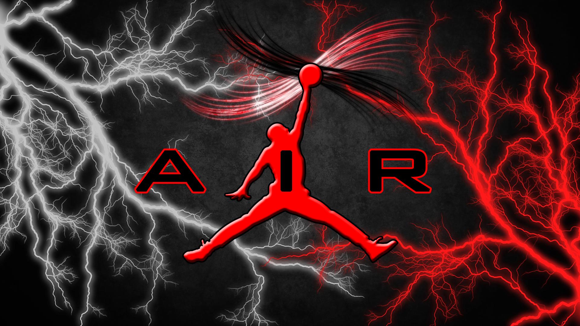 Logo Air Jordan fulmini, 1920x1080 Full HD 1080p, Laptop