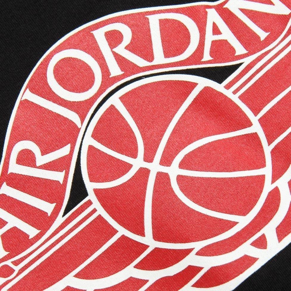 Logo Air Jordan rosso e nero, 977x977 HD, Laptop