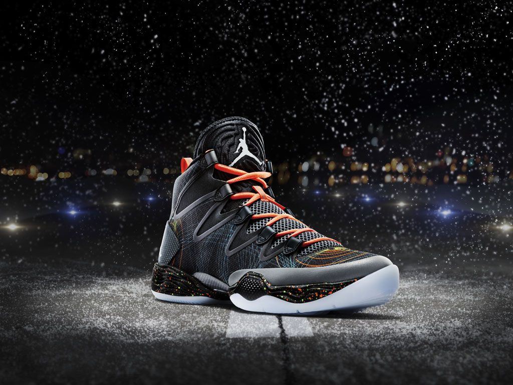 Scarpa Air Jordan nera, sneaker, 1024x768 HD, Desktop