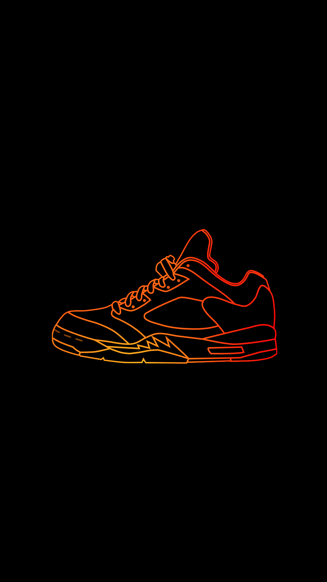 Logo Nike swoosh rosso, abbigliamento sportivo, 1242x2208 Verticale, Telefono