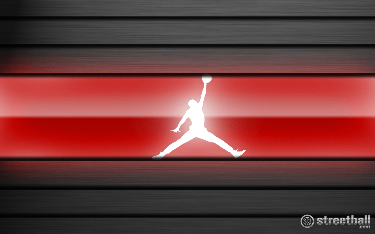 Logo Air Jordan Jumpman rosso, 1280x800 HD, ROG Asus Laptop