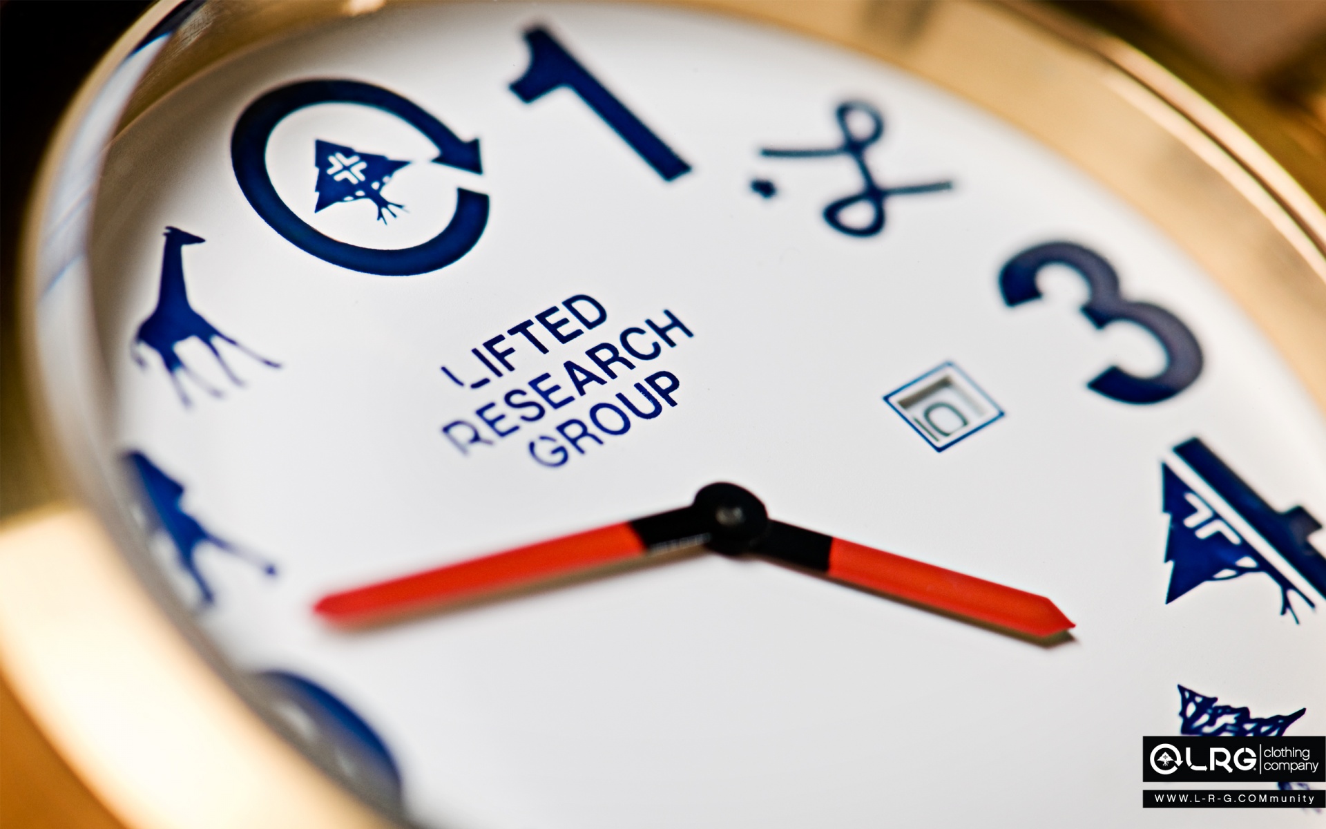 Orologio Lifted Research Group LRG, 1920x1200 WUXGA, Desktop