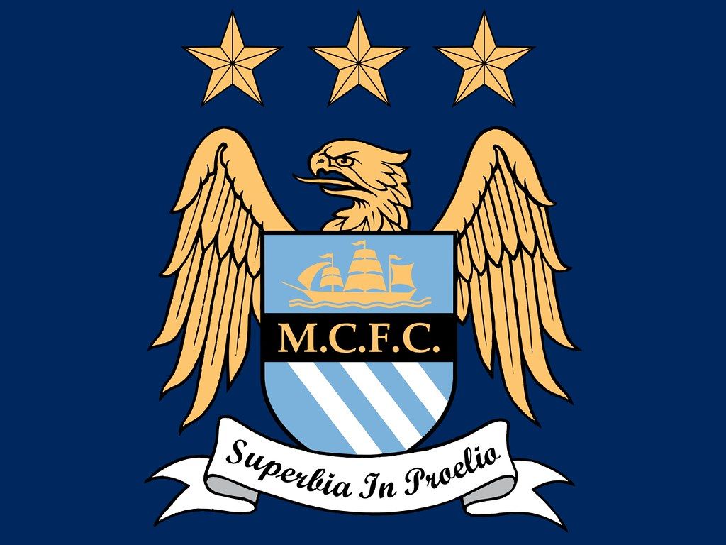 Logo Manchester City calcio, 1024x768 HD, iMac