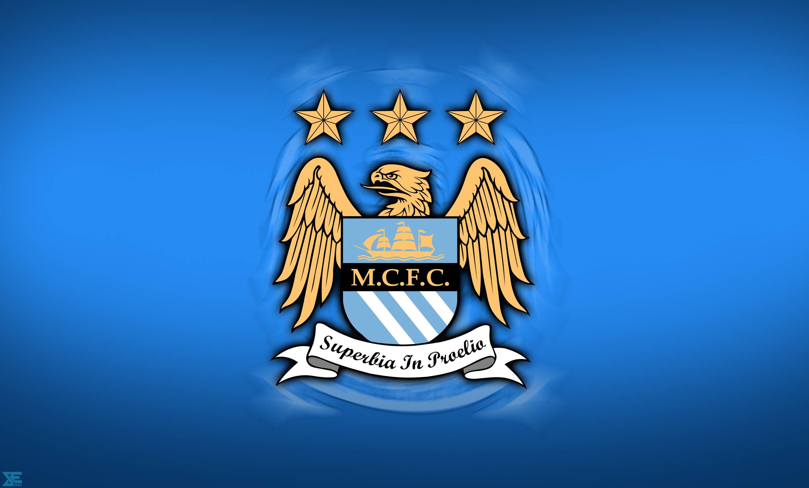 Logo Manchester City stemma, 2650x1600 2K+, Desktop