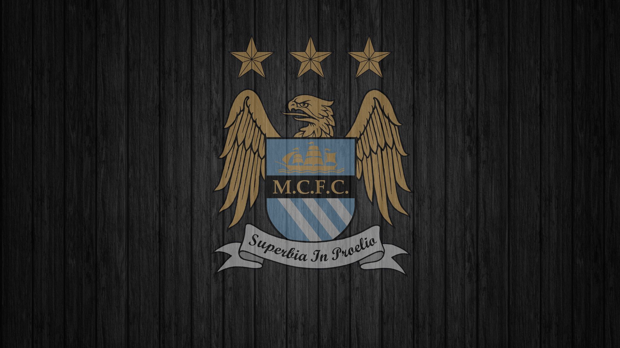 Logo Manchester City su legno, 2048x1152 Hi-Res, iMac