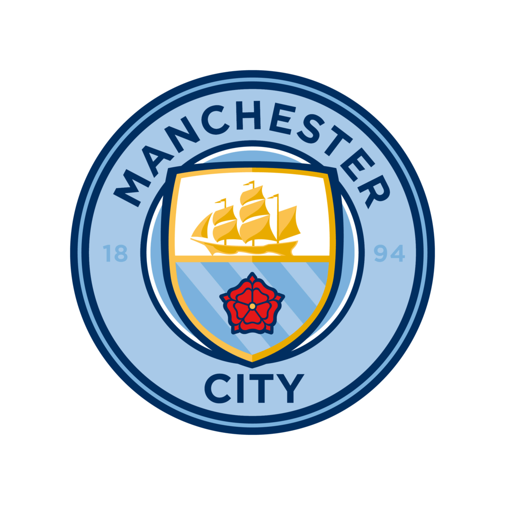 Logo Manchester City, Premier League, 1000x1000 HD, Laptop