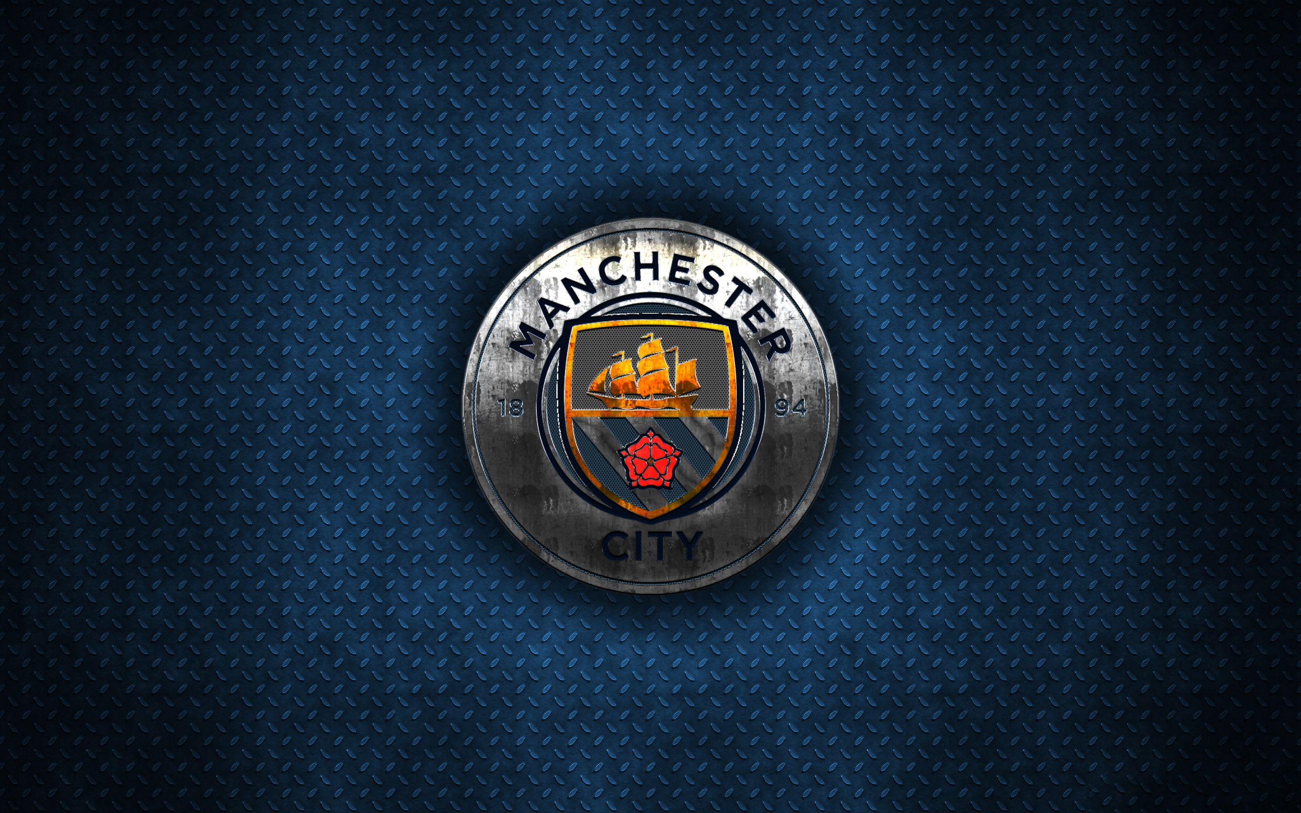 Logo Manchester City metallico, 2560x1600 WQXGA, PC