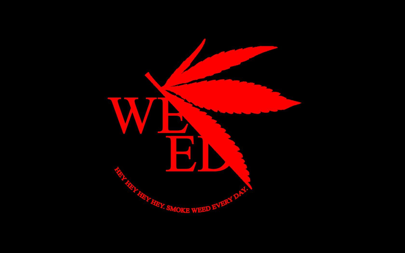 Logo Weed foglia rossa, 1680x1050 900p, Desktop
