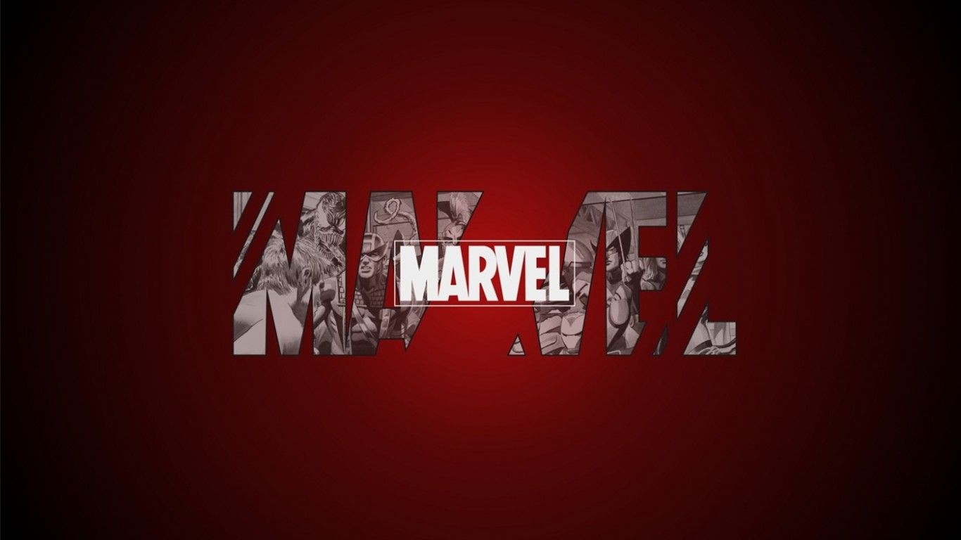 Logo Marvel rosso, 1366x768 720p, PC
