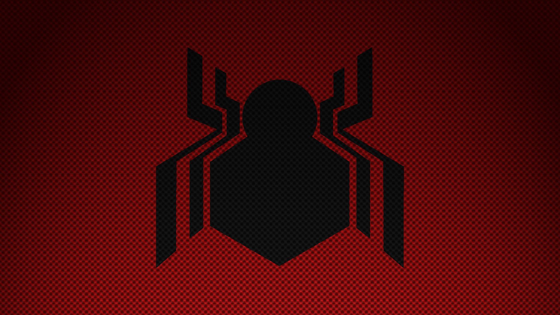Logo ragno Spider-Man rosso, Uomo Ragno, 1920x1080 1080p, PC