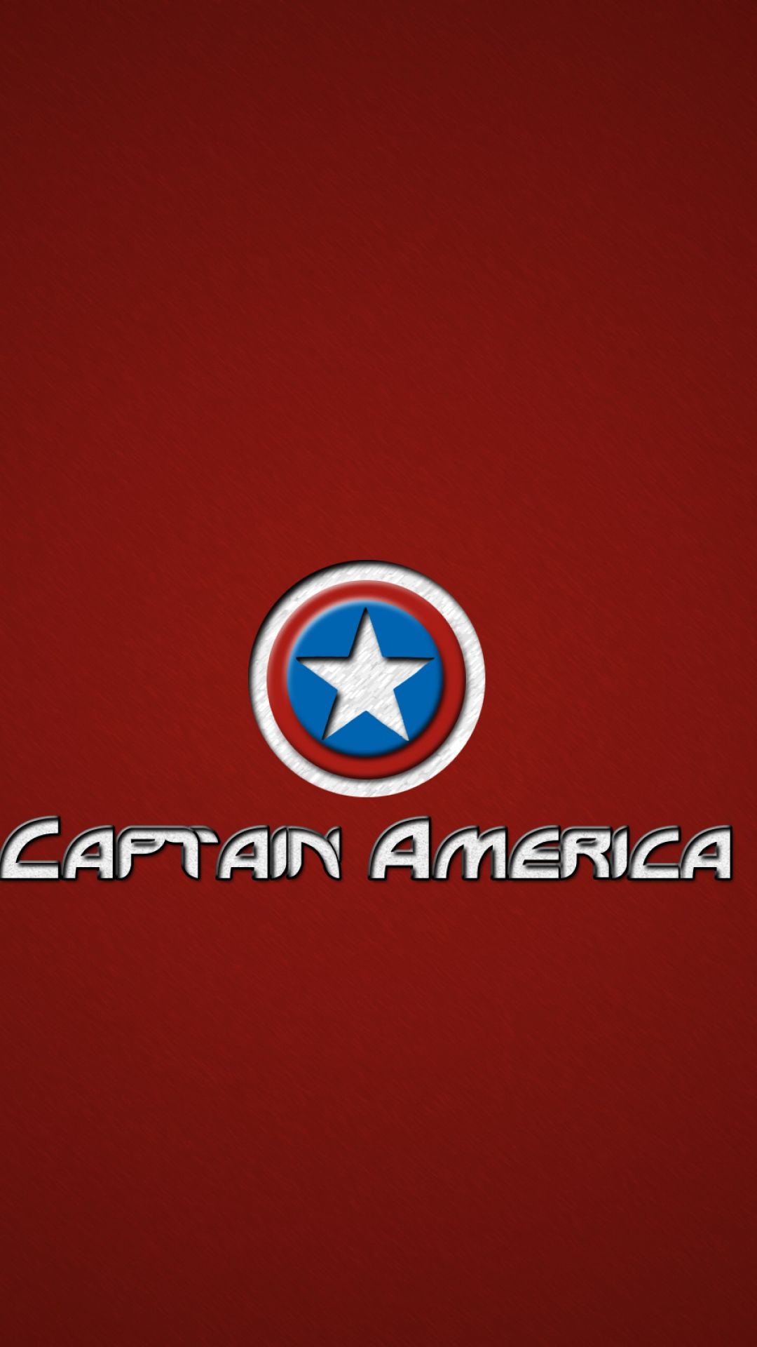 Logo Captain America rosso, Steve Rogers, 1080x1920 Full HD Verticale, Smartphone