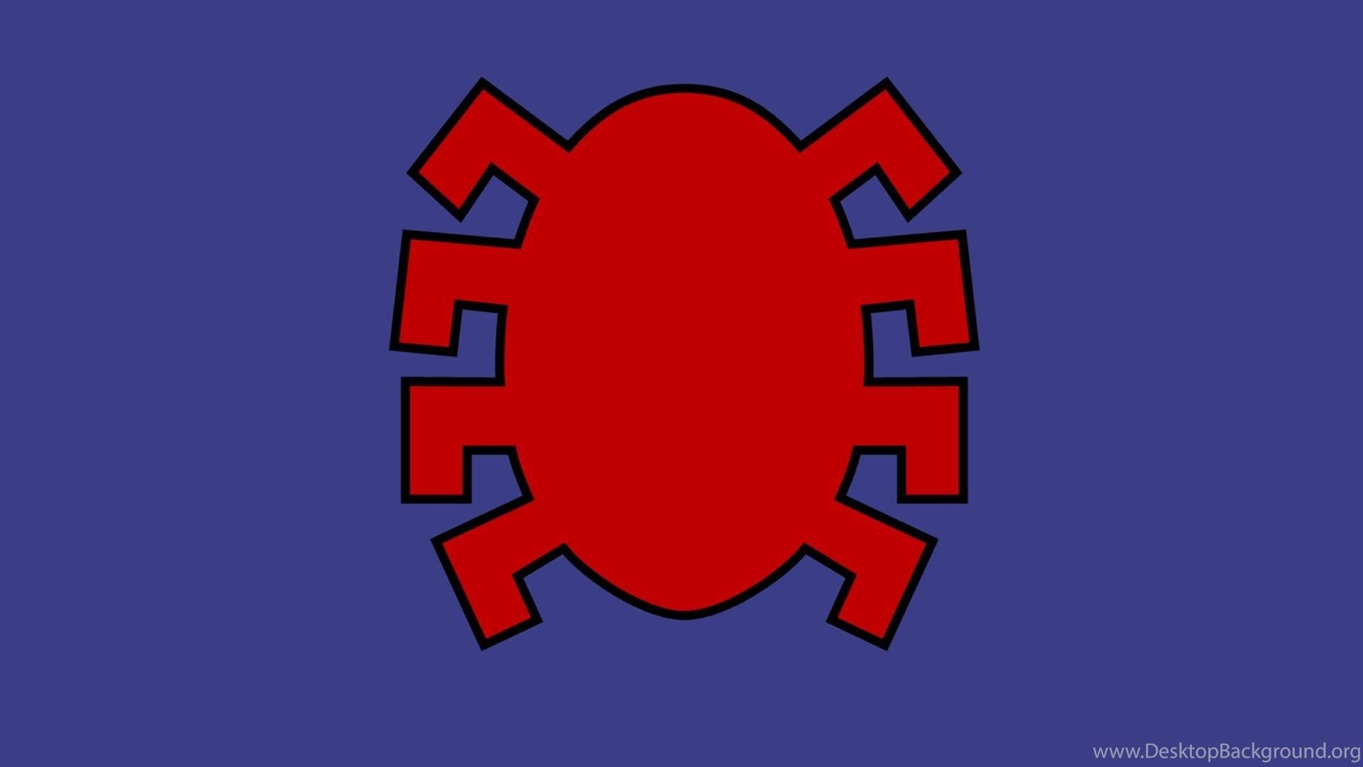 Logo ragno Spider-Man rosso, 1920x1080 Full HD, Monitor Gaming