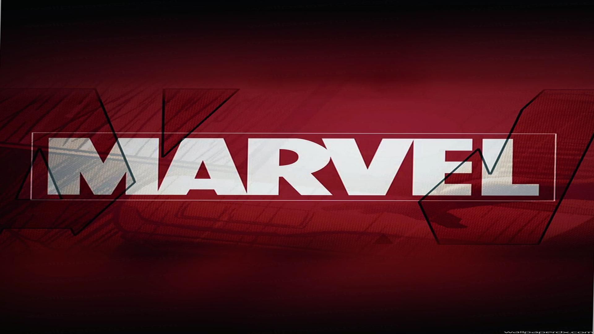 Logo Marvel su sfondo rosso, 1920x1080 Full HD, PC