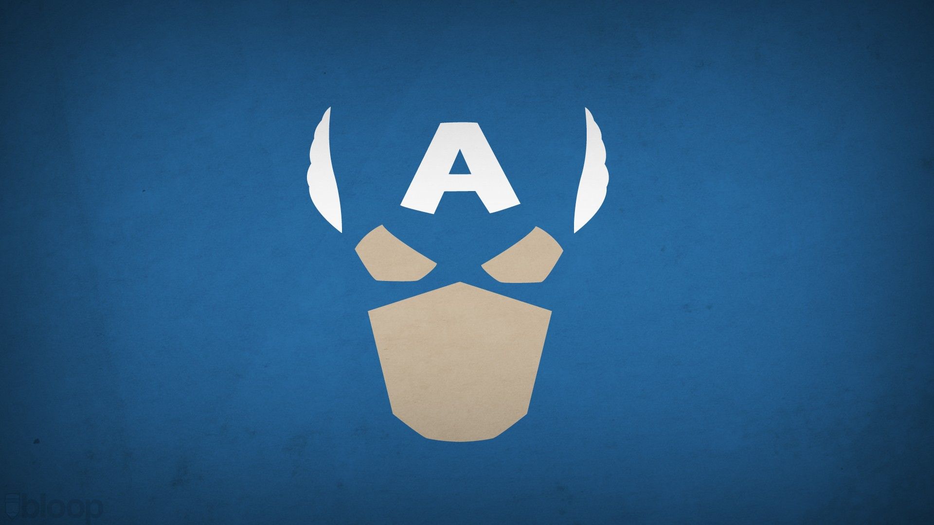 Logo Captain America minimal, Steve Rogers, 1920x1080 Full HD 1080p, PC