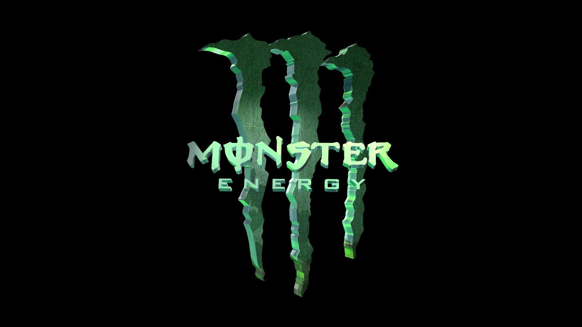 Logo Monster Energy verde, 1920x1080 Full HD 1080p, PC