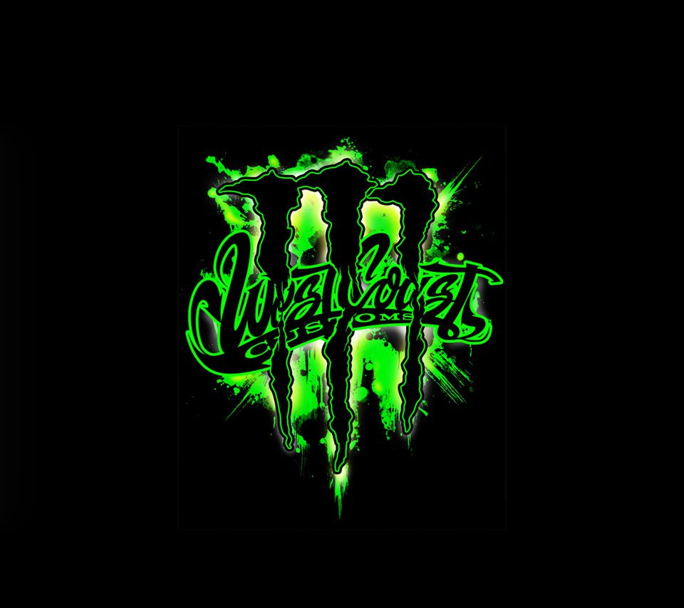 Logo Monster Energy verde, 960x854 HD, Desktop