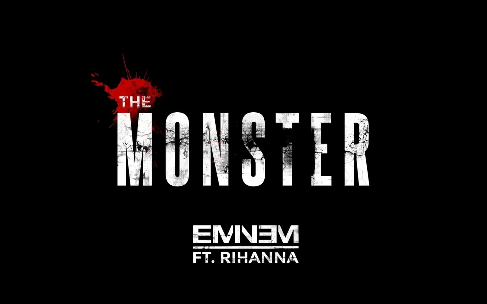 Logo The Monster Eminem Rihanna, 1680x1050 HD, Lenovo Legion