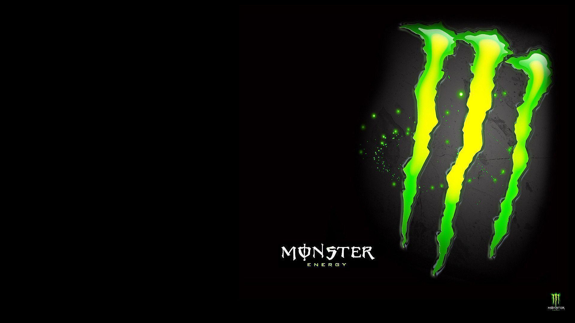 Logo Monster Energy verde, 1920x1080 Full HD 1080p, PC Desktop