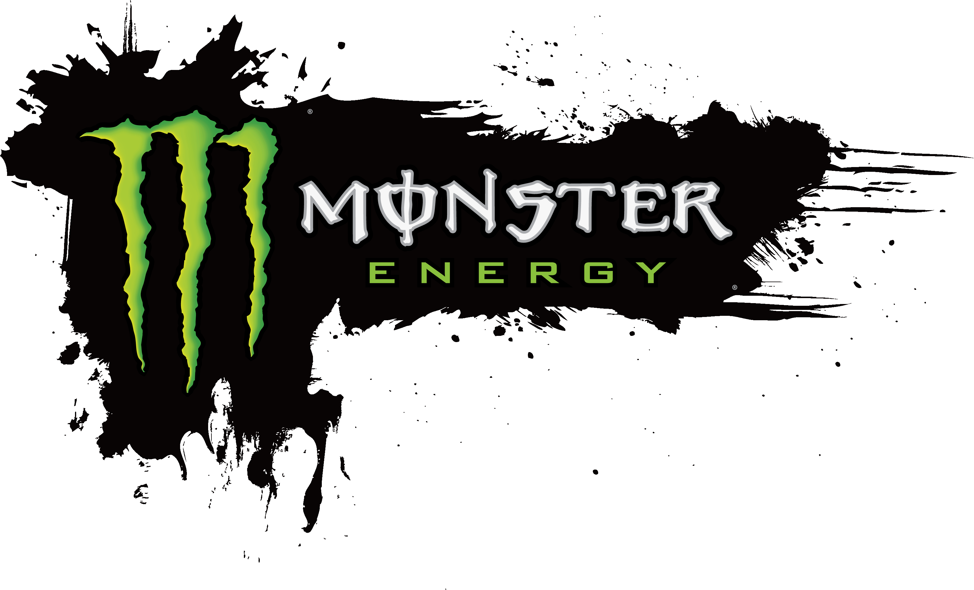 Logo Monster Energy verde nero, 3299x1999 WQXGA, PC