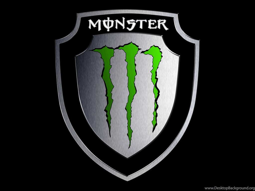 Logo Monster Energy stemma, 1024x768 HD, Desktop