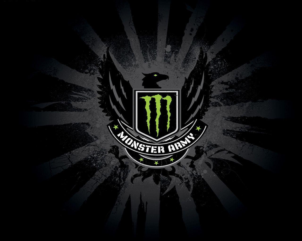 Logo Monster Army aquila, 1280x1024 720p, PC