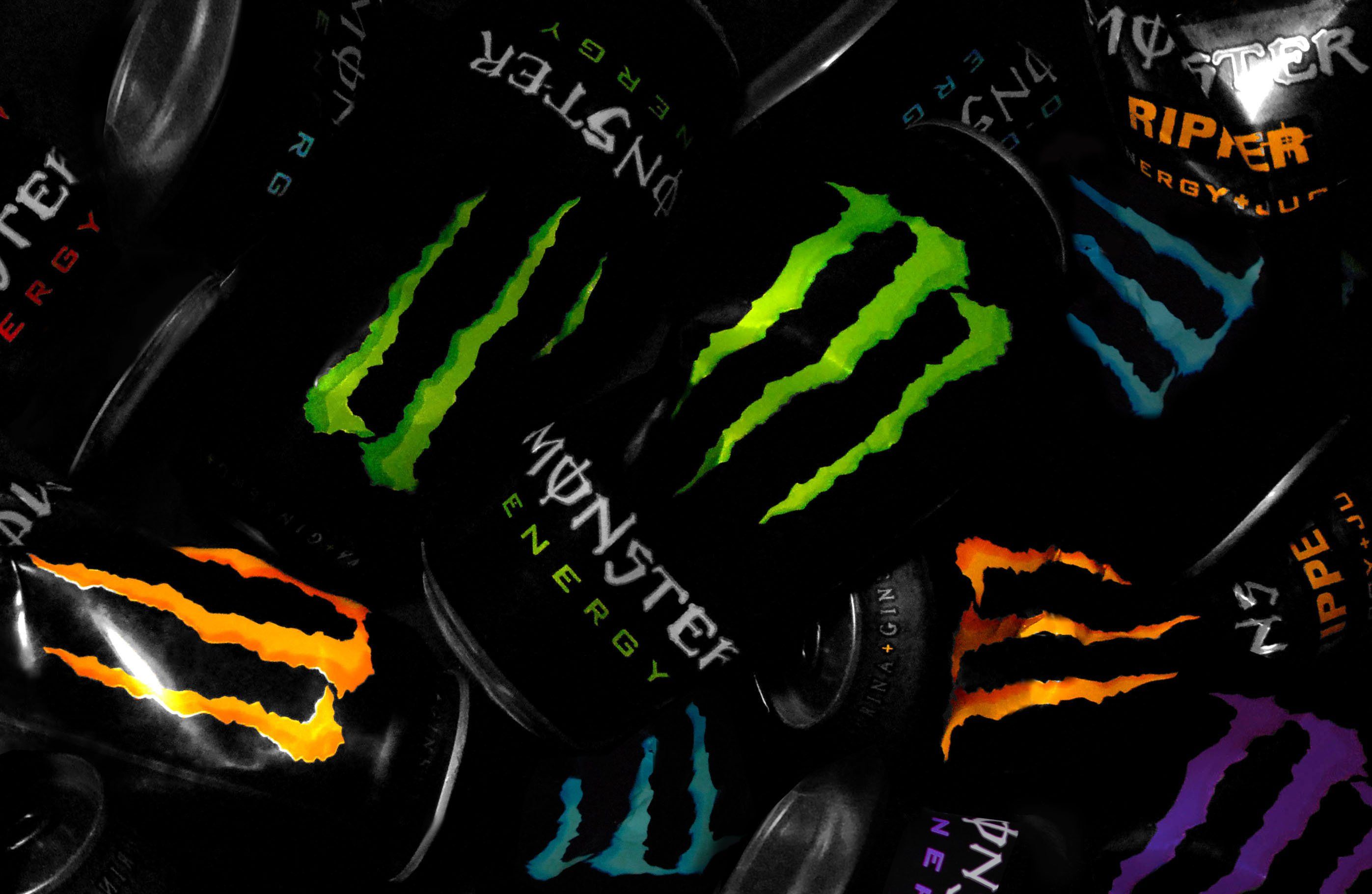 Loghi Monster Energy multicolori, 2794x1821 WQXGA, PC