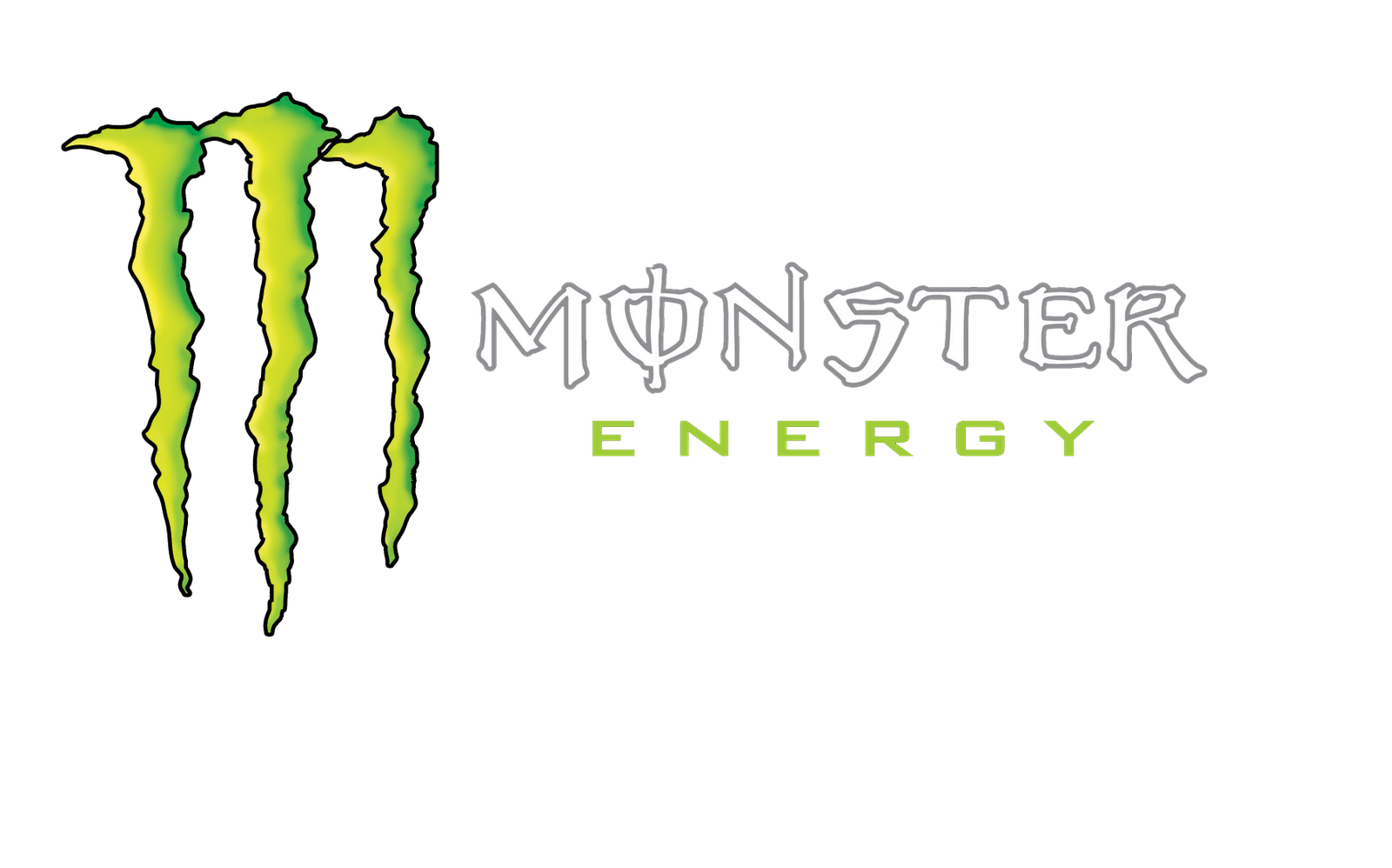 Logo Monster Energy verde, 1600x998 HD Ready, Laptop