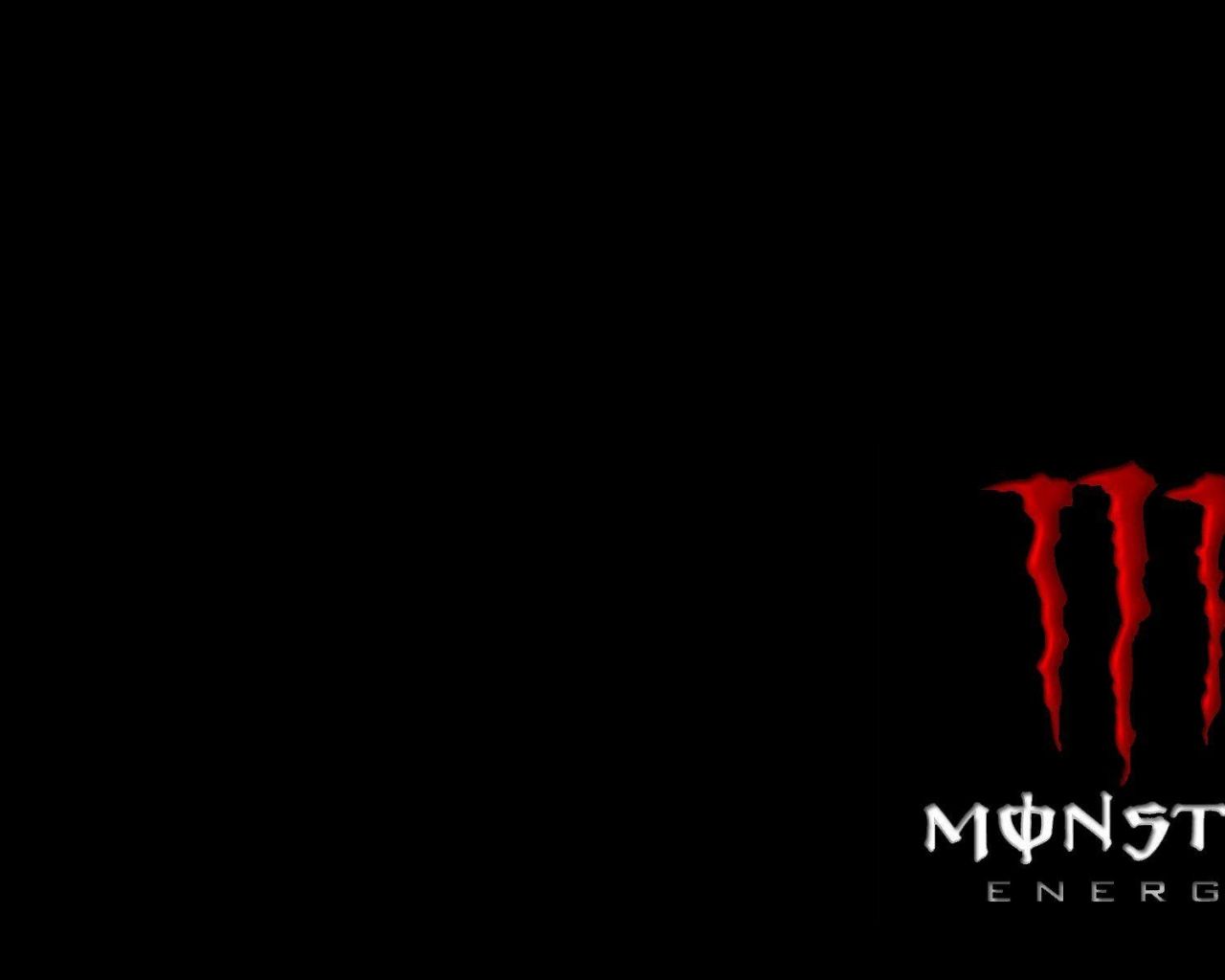 Logo Monster Energy rosso, 1440x900 HD, MacBook Air