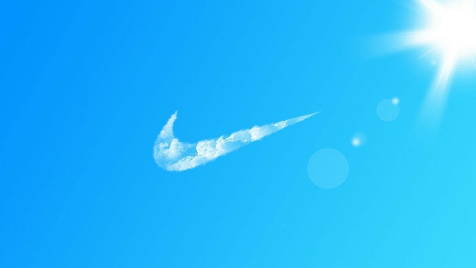 Logo Nike nuvola cielo blu, 1920x1080 Full HD 1080p, PC Desktop