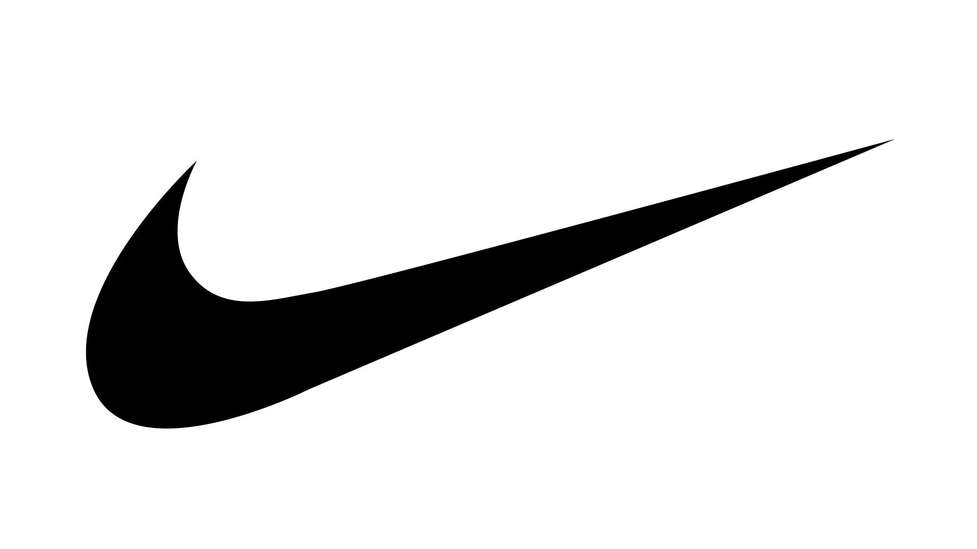Logo Nike nero, 1920x1080 1080p, Desktop