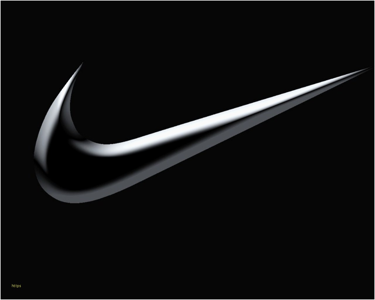 Logo Nike 3D nero, abbigliamento sportivo, 1280x1024 HD, Desktop