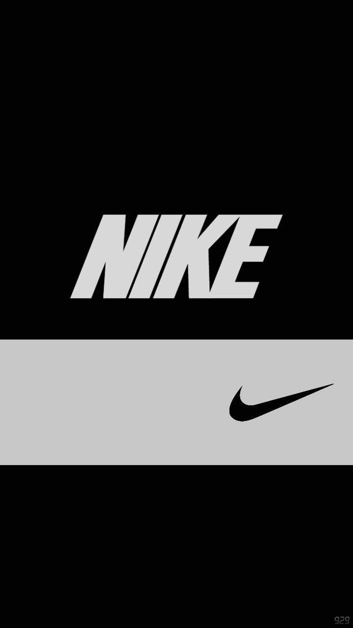 Logo Nike nero minimalista, 720x1280 Verticale, Mobile