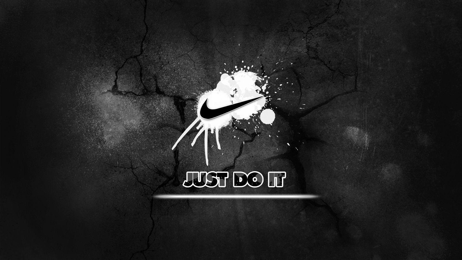 Logo Nike su sfondo blu, 1920x1080 1080p, PC Desktop