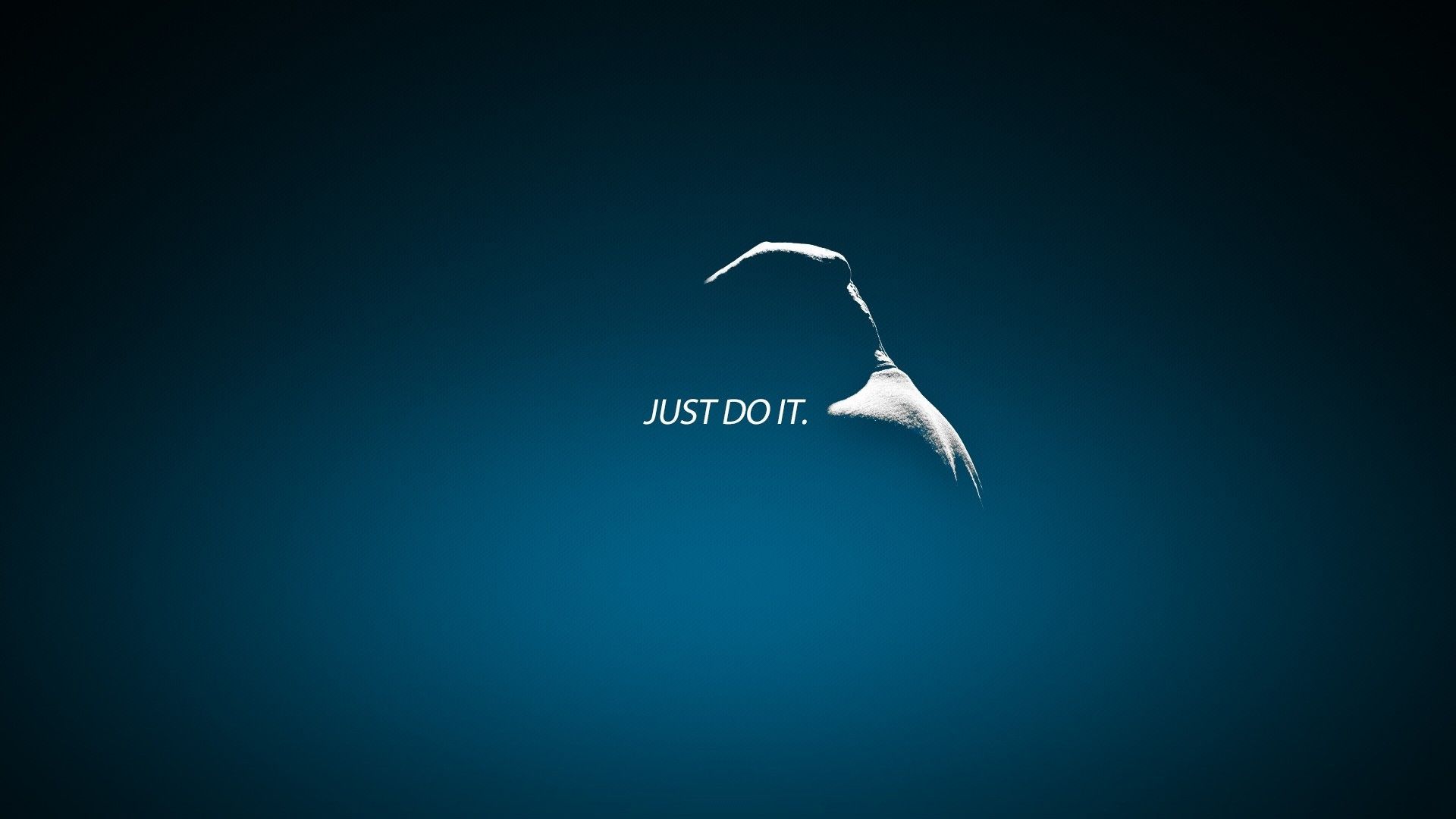 Logo Nike sfondo blu, swoosh, 1920x1080 Full HD 1080p, Monitor Gaming