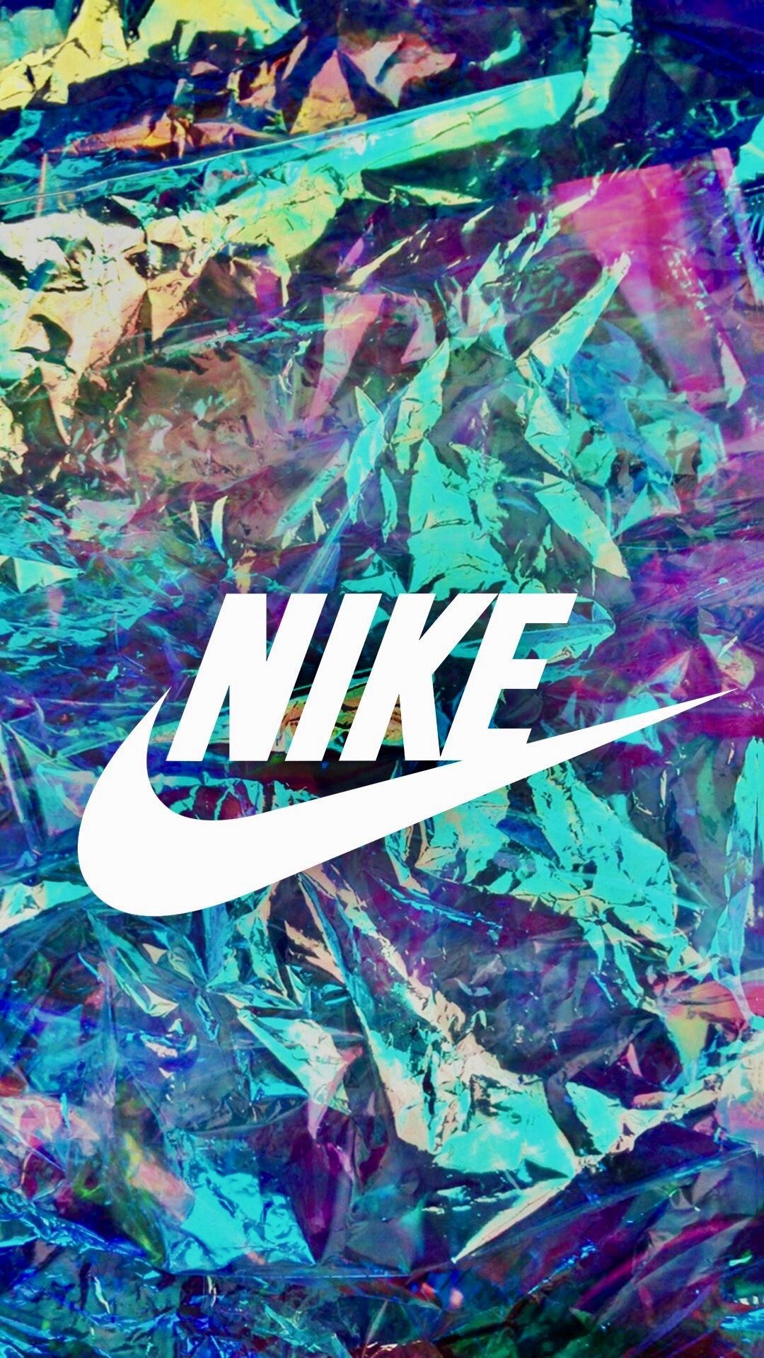 Logo Nike geometrico colorato, 2048x2048 2K, iMac