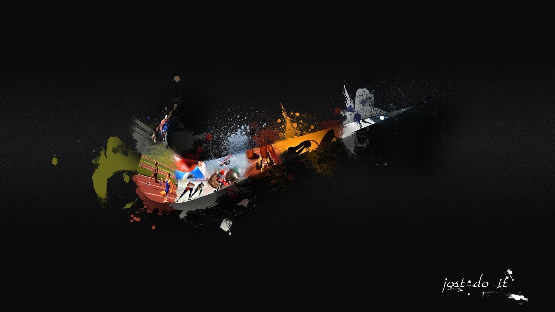 Scarpe Nike colorate disegno, 1280x720 HD, PC Desktop