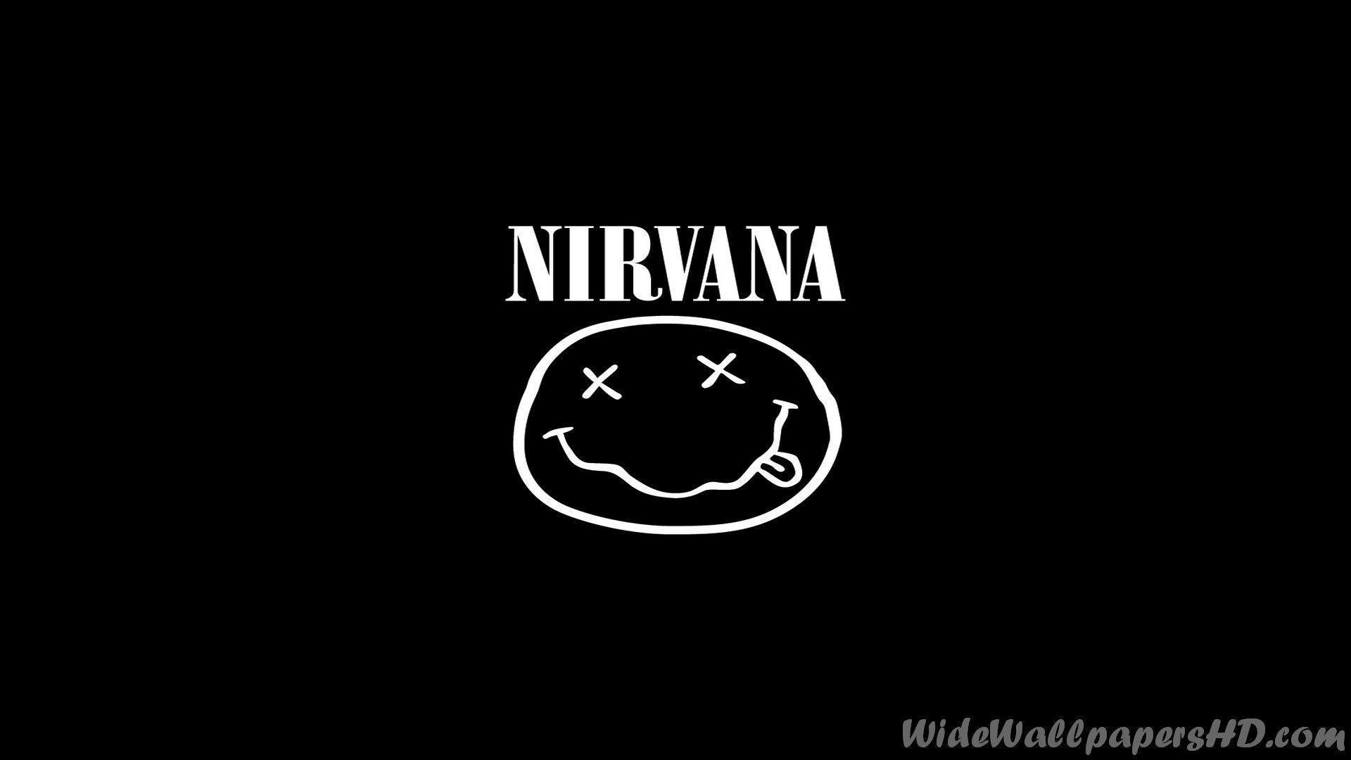 Logo Nirvana chitarrista silhouette, 1920x1080 1080p, Desktop