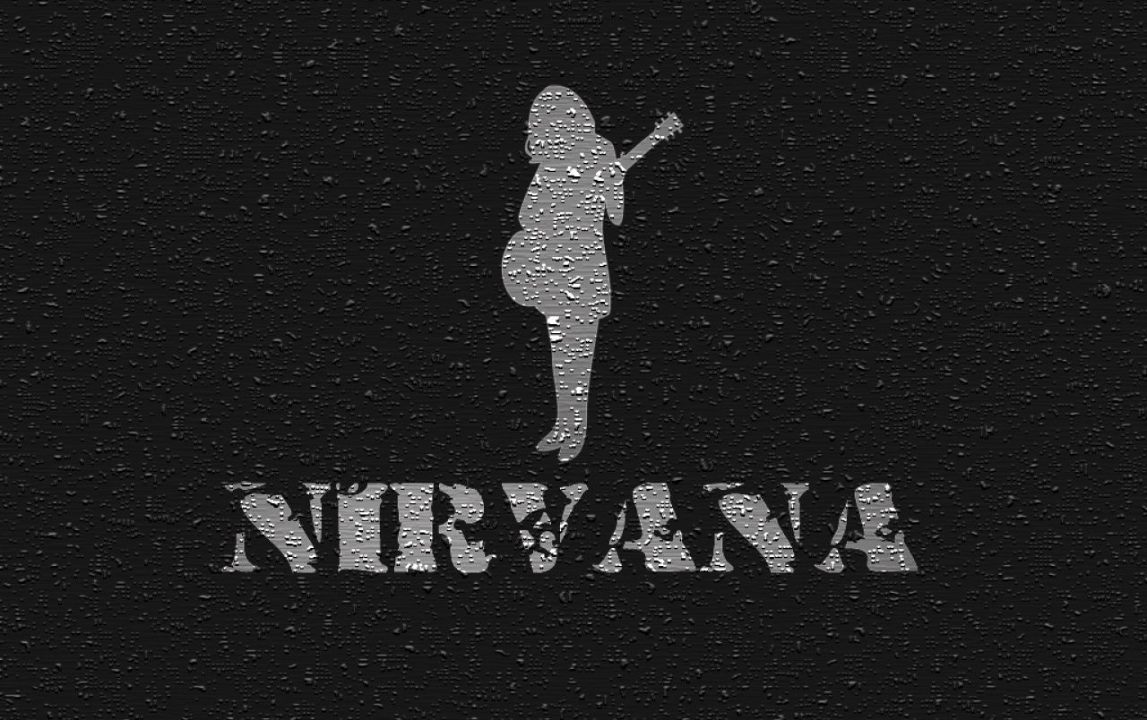 Chitarrista Nirvana sfondo nero, 1920x1080 Full HD 1080p, Desktop