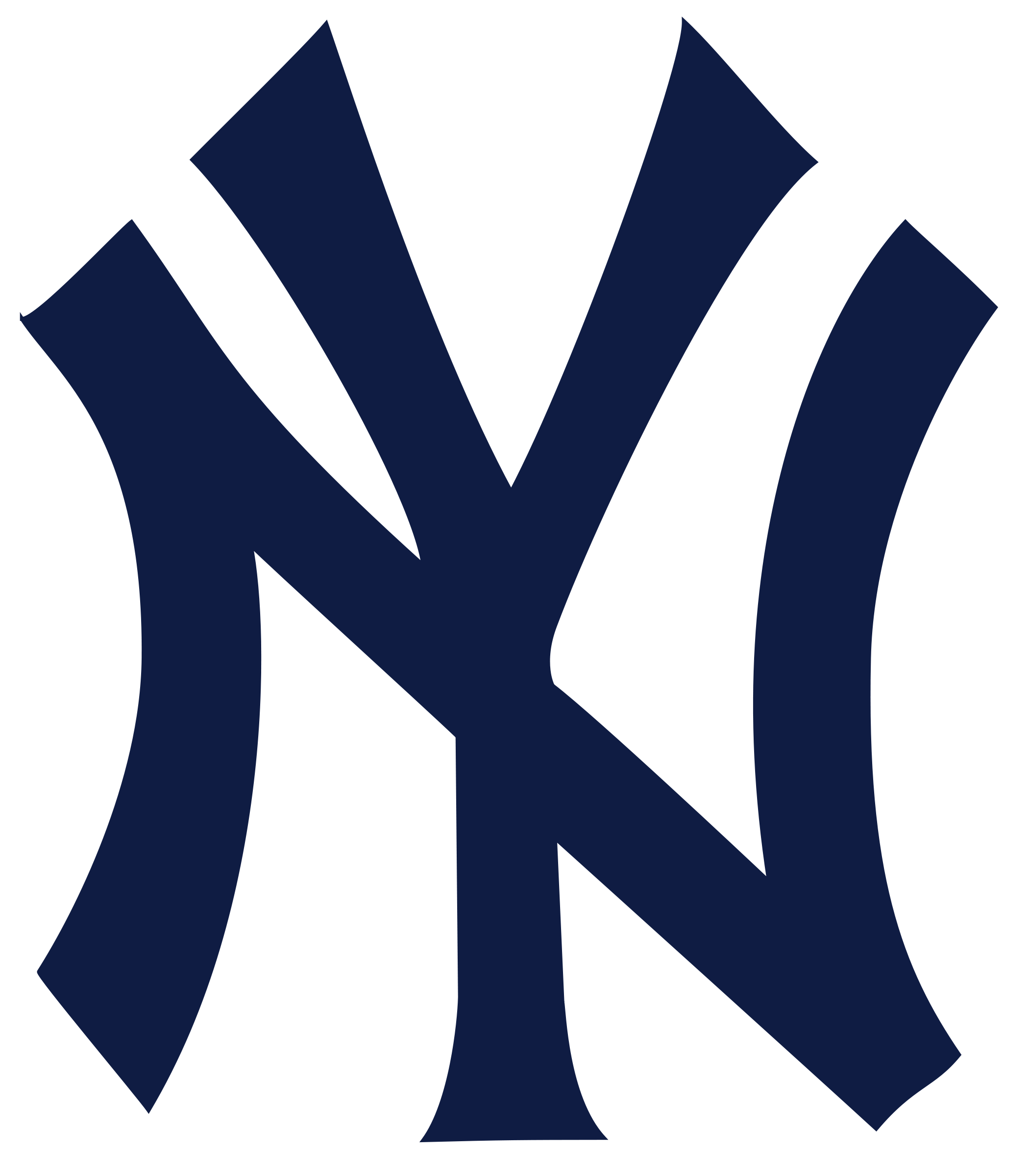 Logo NY Yankees blu, 2100x2400 Full HD Verticale, Smartphone