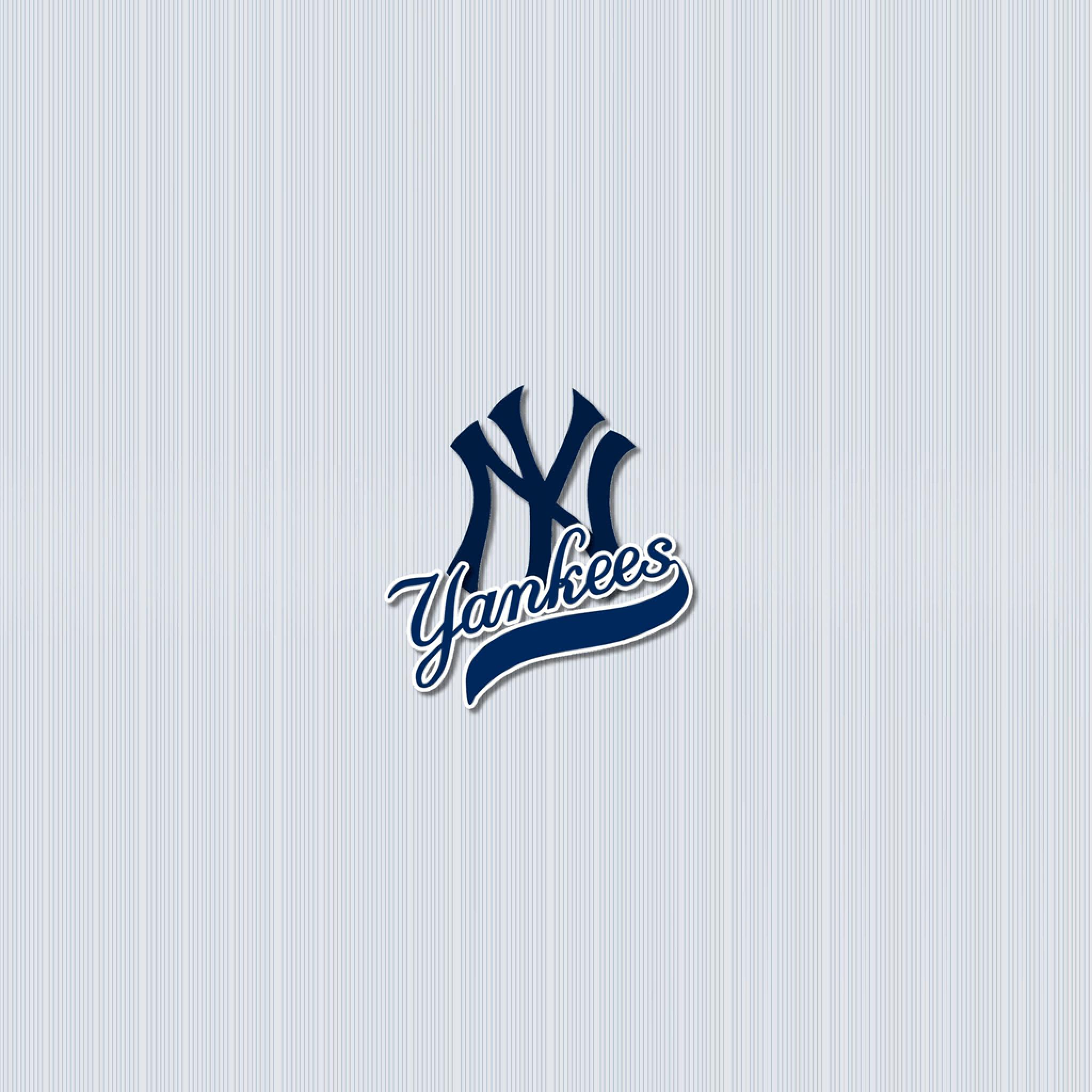 Logo NY Yankees blu, 2048x2048 Hi-Res, Desktop