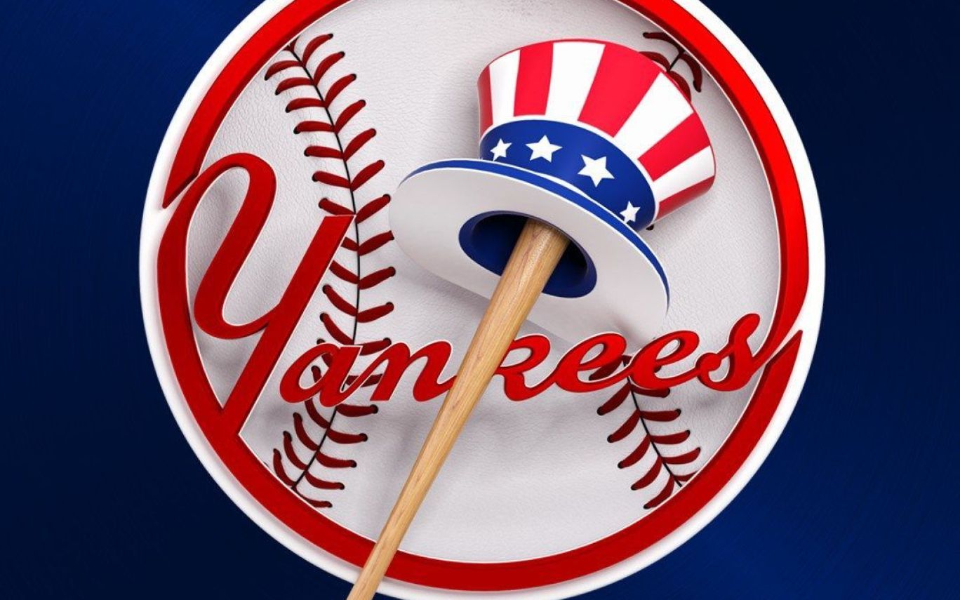 Logo NY Yankees con cappello, 1368x855 720p, PC