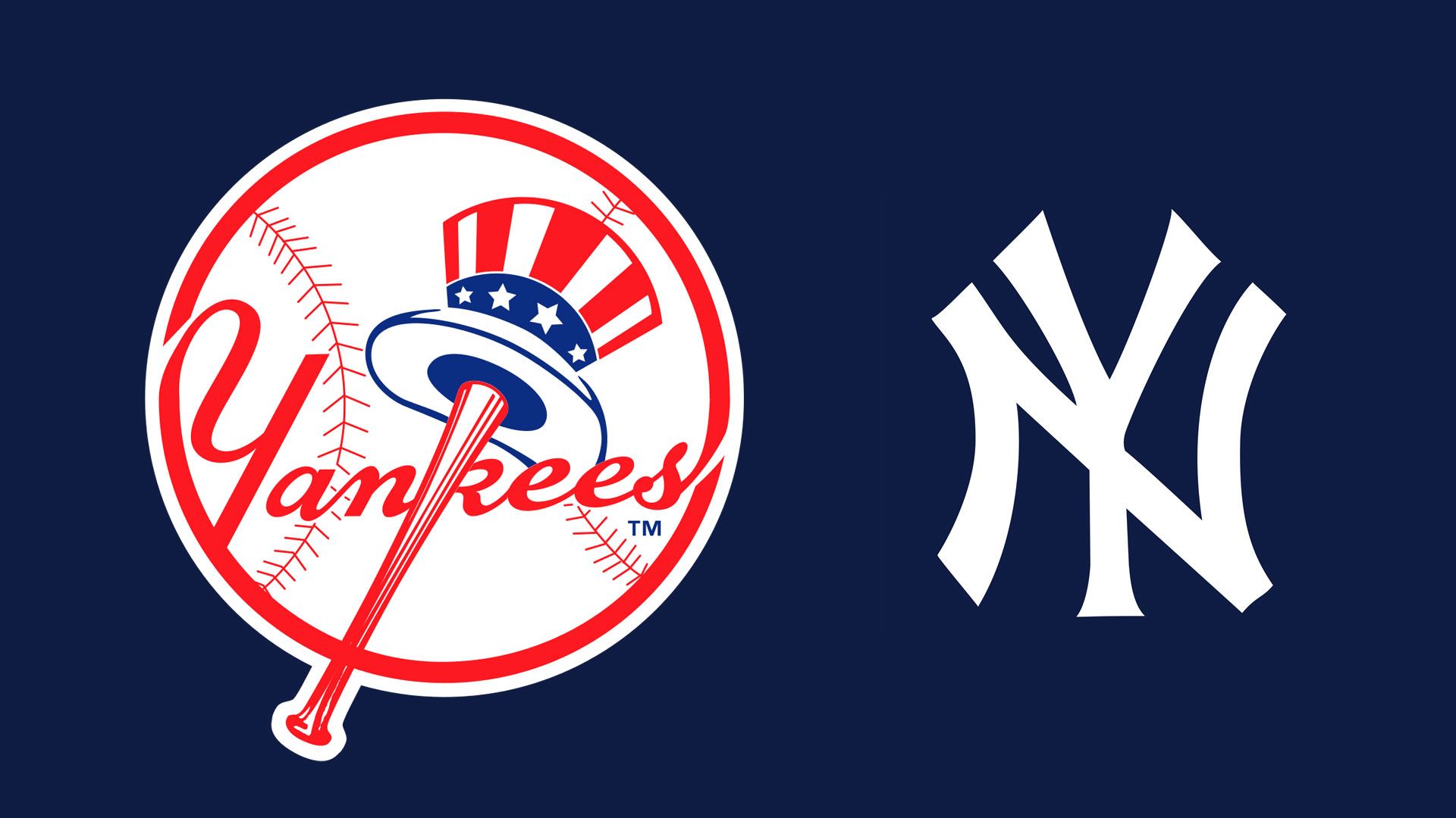 Logo NY Yankees baseball, 1920x1080 Full HD, Desktop