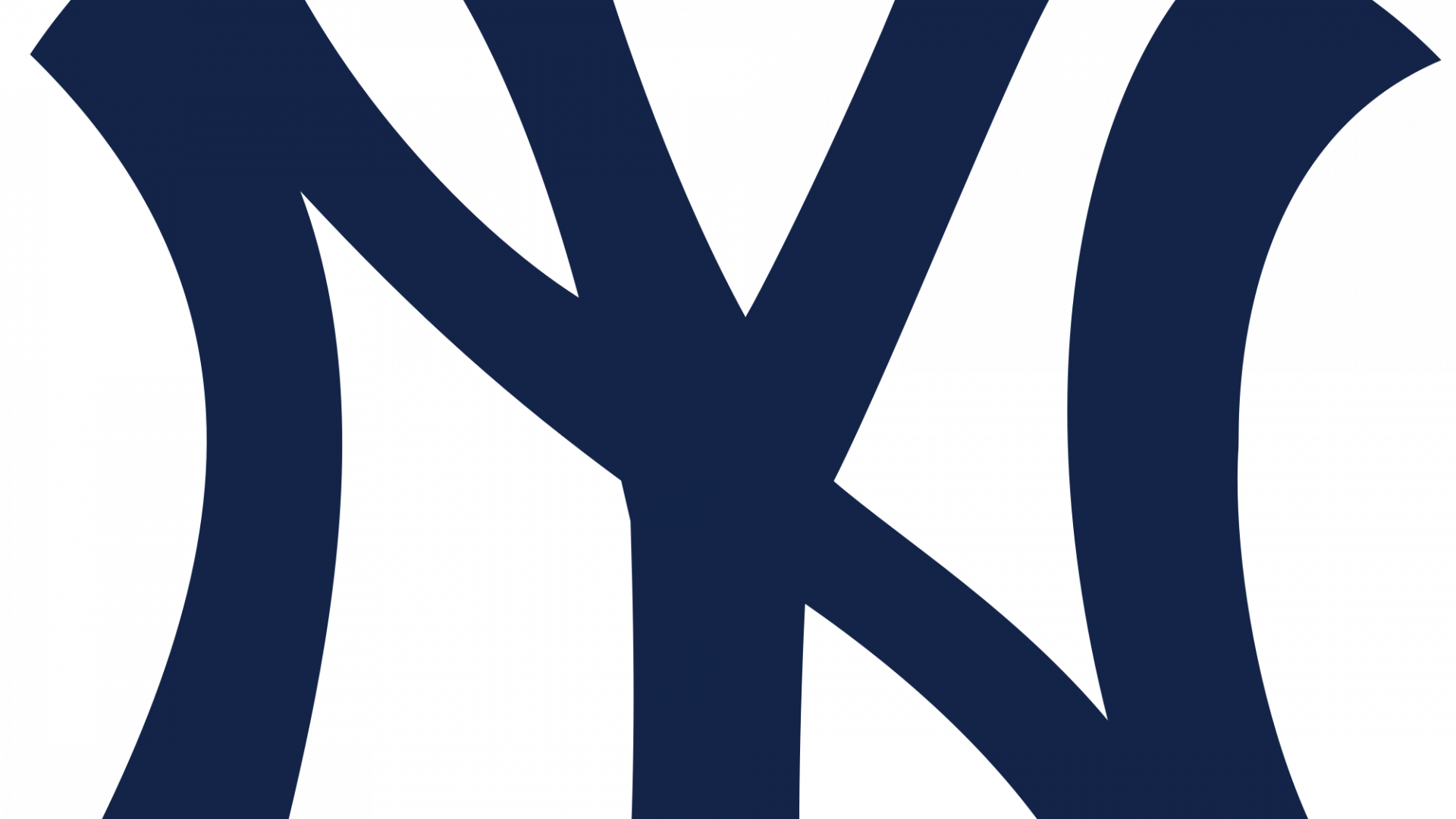 Logo NY Yankees blu, 1920x1080 Full HD, Desktop