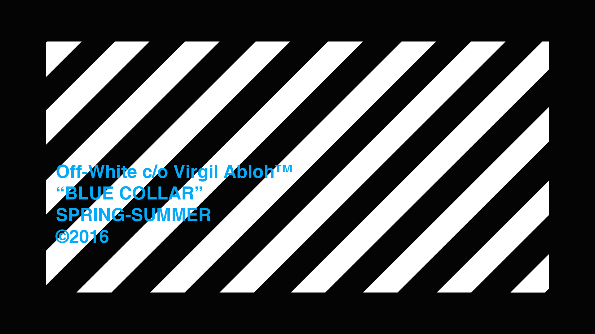 Logo Off-White frecce nere, 1920x1080 Full HD, PC